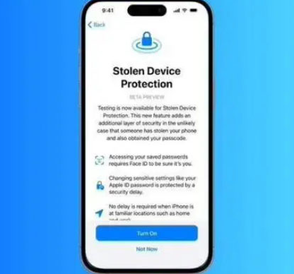 蕲春苹果授权维修店分享被盗设备保护功能开启方法 