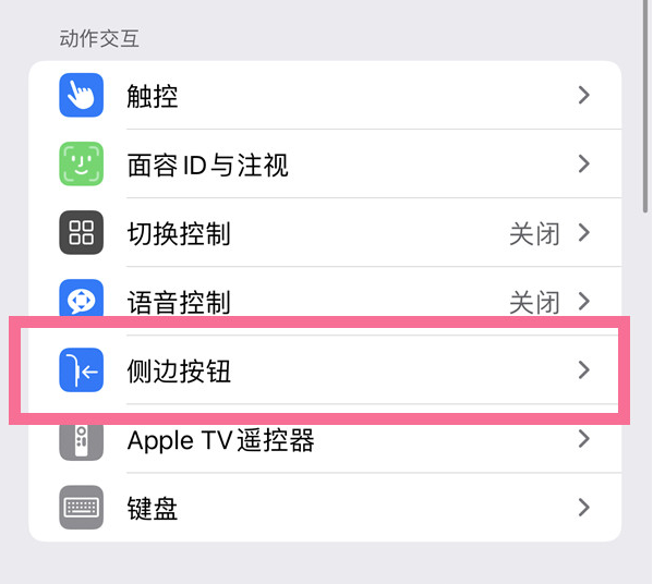 蕲春苹果14维修店分享iPhone14 Plus侧键双击下载功能关闭方法 