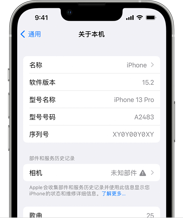 蕲春苹果维修分享iPhone 出现提示相机“未知部件”是什么原因？ 