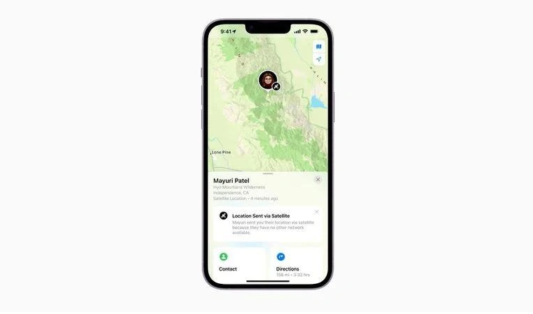 蕲春苹果14维修分享iPhone14系列中 FindMy功能通过卫星分享位置方法教程 
