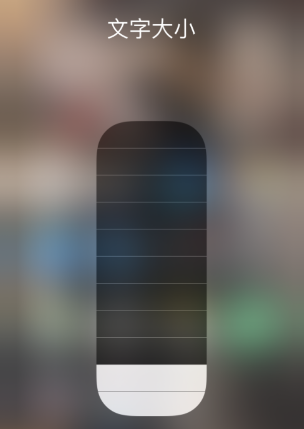 蕲春苹果手机维修分享小技巧：在 iPhone 控制中心快速调节字体大小 