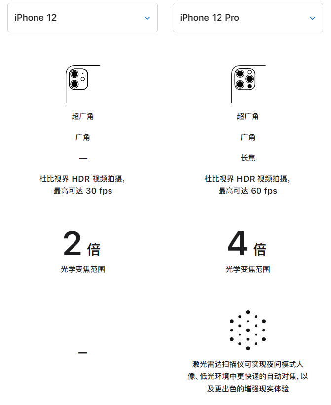 蕲春苹果手机维修分享苹果 iPhone 12 与 iPhone 12 Pro 选哪款 